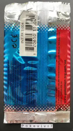 BOOSTER Bloc EX Pokemon EX RUBIS & SAPHIR Vide / Empty / Open / NO CARDS ! - Image 2