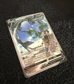 Rayquaza V 194/203 Evolving Skies Alternate Art Raw Ungraded Pokemon Card - Image 3