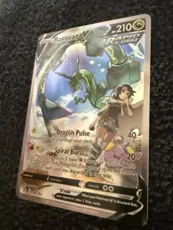 Rayquaza V 194/203 Evolving Skies Alternate Art Raw Ungraded Pokemon Card - Image 5