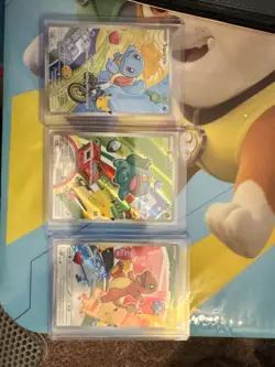 Pokemon TCG First Partner Illustration Collection Series 1 Kanto GEN 1 Starters - Image 3