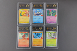 APH Gold 10 Pokemon Pikachu Promo 020/M-P McDonald's Japanese Complete Set of 6 - Image 1
