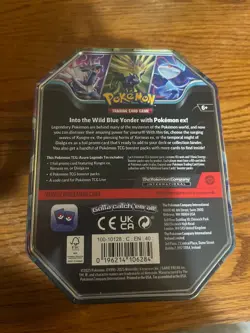 Pokemon TCG Kyogre ex Tin Factory Sealed 4 Booster Packs Promo Card - Image 2