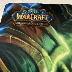 World of Warcraft TCG Cryptozoic League Green Wolf 2011 Playmat GUC - Image 3