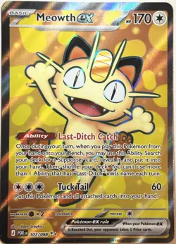 [NM/M] - Meowth ex 107/088 - Perfect Order (POR EN) - Ultra Rare - Pokemon - Image 1