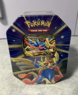 POKEMON TCG Pokemon Slashing Legends Tin Zacian EX FACTORY SEALED TIN - Image 4