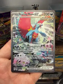 Roaring Moon EX 251/182 SIR Paradox Rift Pokemon Card - Image 1