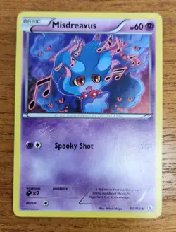 Misdreavus Pokemon Card, Legendary Treasures Set 57/113 - Image 1