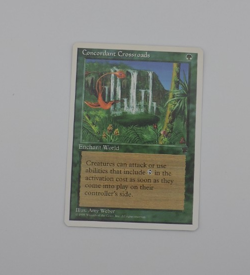 MTG English Magic Card Light Play CONCORDANT CROSSROADS from Chronicles - Image 1