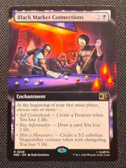 Black Market Connections - Extended Art - MSC 0346 - NM - MTG Magic - Image 1