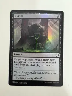 Duress Foil MTG Magic the Gathering Card NM Near Mint ONE - Image 1