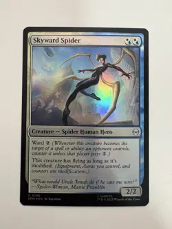 Skyward Spider Foil MTG Magic the Gathering Card NM Near Mint SPM - Image 1