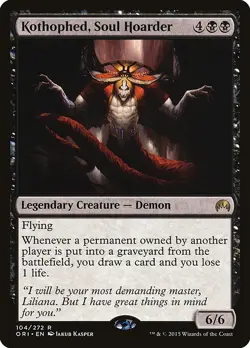 Kothophed Soul Hoarder 2x FOIL ORI MTG Magic Origins Rare MINT black - Image 1