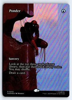 Ponder (Borderless) 13 Marvel Universe Eternal-Legal Magic Foil MP - Image 1