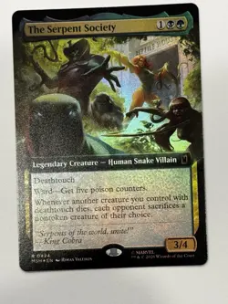 The Serpent Society (Extended Art) Marvel Super Heroes Foil - Image 1