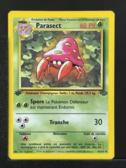 Carte Pokemon Parasect 41/64 Edition 1 Ed 1 Jungle Wizards Fra - Image 2