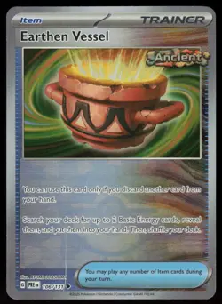 Earthen Vessel 106/131 Uncommon Prismatic Evolutions Pokemon Reverse Holo NM - Image 1