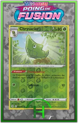 Chrysacier Reverse - EB08:Poing de Fusion - 002/264 - Carte Pokemon Francaise - Image 1