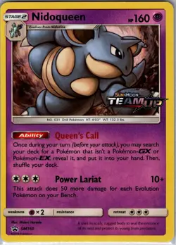 Nidoqueen - (Prerelease) SM160 SM Promos - Pokemon Card - NM - Image 1