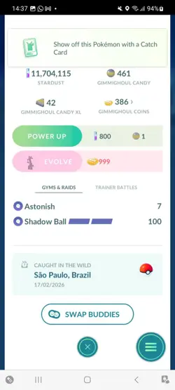 Pokemon Go Shiny Gimmighoul - Image 2