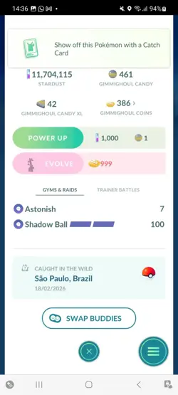 Pokemon Go Shiny Gimmighoul - Image 2