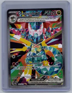 NM Dragapult ex Prismatic Evolutions 165/131 Special Illustration Rare Pokemon - Image 1