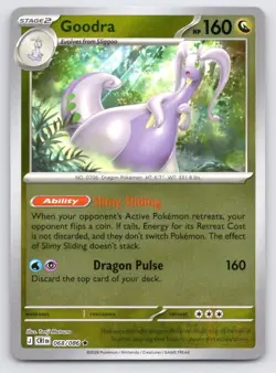 Pokemon Goodra ME04: Chaos Rising CRI R REVERSE HOLO 068/086 NM - Image 1