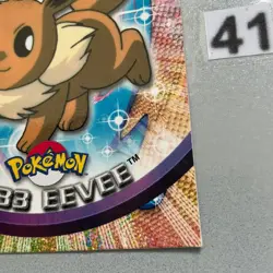 #133 Eevee Evoli ITALY Pokemon Karte Topps TV Animation Blaues Logo - Image 3