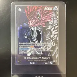 St. Ethanbaron V. Nusjuro One Piece TCG Alt Art OP13-080 Carrying On His Will NM - Image 1