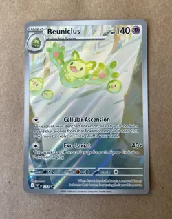 Pokemon Black Bolt Reuniclus SVP 212 Black Star Promo NM B - Image 1
