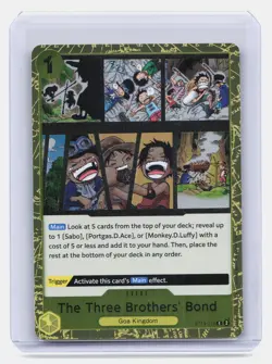 The Three Brothers' Bond OP The Best vol. 2 #ST13-019 Gold Pirate Foil Reprint - Image 1