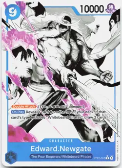 Edward.Newgate (Parallel) ST22-003 Starter Deck 22: Ace & Newgate One Piece NM - Image 1