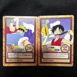 [Extremely good condition] One Piece Hyper Battle Luffy 2-piece set C02 C05 - Image 1