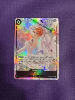 One Piece card OP15-086 SR Nami Parallel Japanese Adventure on KAMI's Island - Image 2