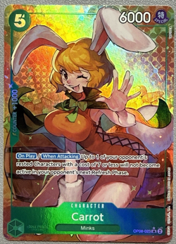 Two Legends OP08-023 Carrot SR Alt Art Parallel One Piece TCG English - Image 1