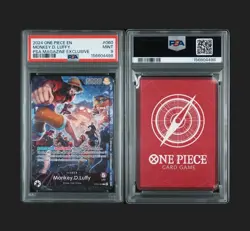 2024 ONE PIECE PROMOS PSA MAGAZINE EXCLUSIVE #060 MONKEY D. LUFFY PSA 9 - Image 3