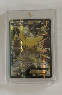 Pokemon Pikachu EX XY124 XY Promo Full Art And More! - Image 1
