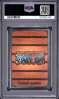 2002 Japanese One Piece CCG Holo Luffy C19 PSA 7 NM Path of the Pirate King - Image 4