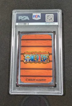 2002 Japanese One Piece CCG Holo Ace C05 PSA 7 NM Path of the Pirate King - Image 2