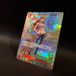 Nami SP OP01-016 R Parallel Alt Art S-KINOKO ONE PIECE Card Japanese NM - Image 2