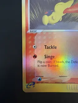 Pokemon TCG Vintage Reverse Holo Cyndaquil eReader EX Sandstorm NM - Image 5