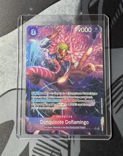 Donquixote Doflamingo OP10-071 SR Alt Art Royal Blood ENGLISH One Piece CCG - Image 1