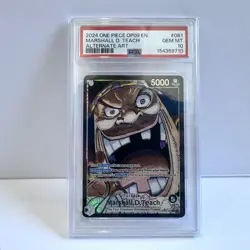 PSA 10 Marshall D Teach OP09-081 Alternate Alt Art - Graded One Piece Card - Image 1