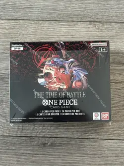 One Piece Card Game: Booster Pack (OP-16) The Time of Battle - New & Sealed Box - Image 1