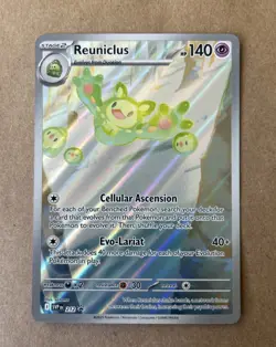 Pokemon Black Bolt Reuniclus SVP 212 Black Star Promo NM A - Image 1
