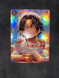 One Piece Card Game Portgas D. Ace ST15-005 SP Special OP16 SR Holo NM - Image 1