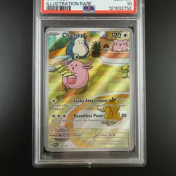 PSA 10 Chansey 187/167 Twilight Masquerade Holo Full Art Graded Pokemon Card - Image 3