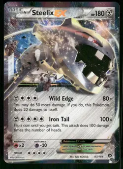 Steelix EX 67/114 Ultra Rare Holo NM Pokemon XY - Steam Siege - Image 1