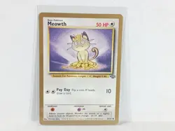 Meowth Gold Border Jungle Promo 56/64 Fruit Roll Bonus Pokemon Card 1999 Pokemon - Image 1
