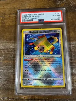 POKEMON 2022 Silver Tempest RADIANT JIRACHI #120 PSA 10 Gem Mint RARE - Image 1