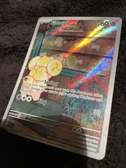 Pokemon TCG Fidough Scarlet & Violet Base Set Holo Illustration Rare 213/198 - Image 1